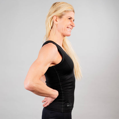 Merinoull topp svart – Rikke Hørlykke x Winnershape