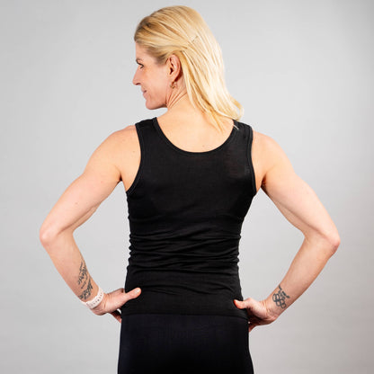 Merinoull topp svart – Rikke Hørlykke x Winnershape