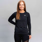 Winnershape Langærmet T-shirt Dame Sort