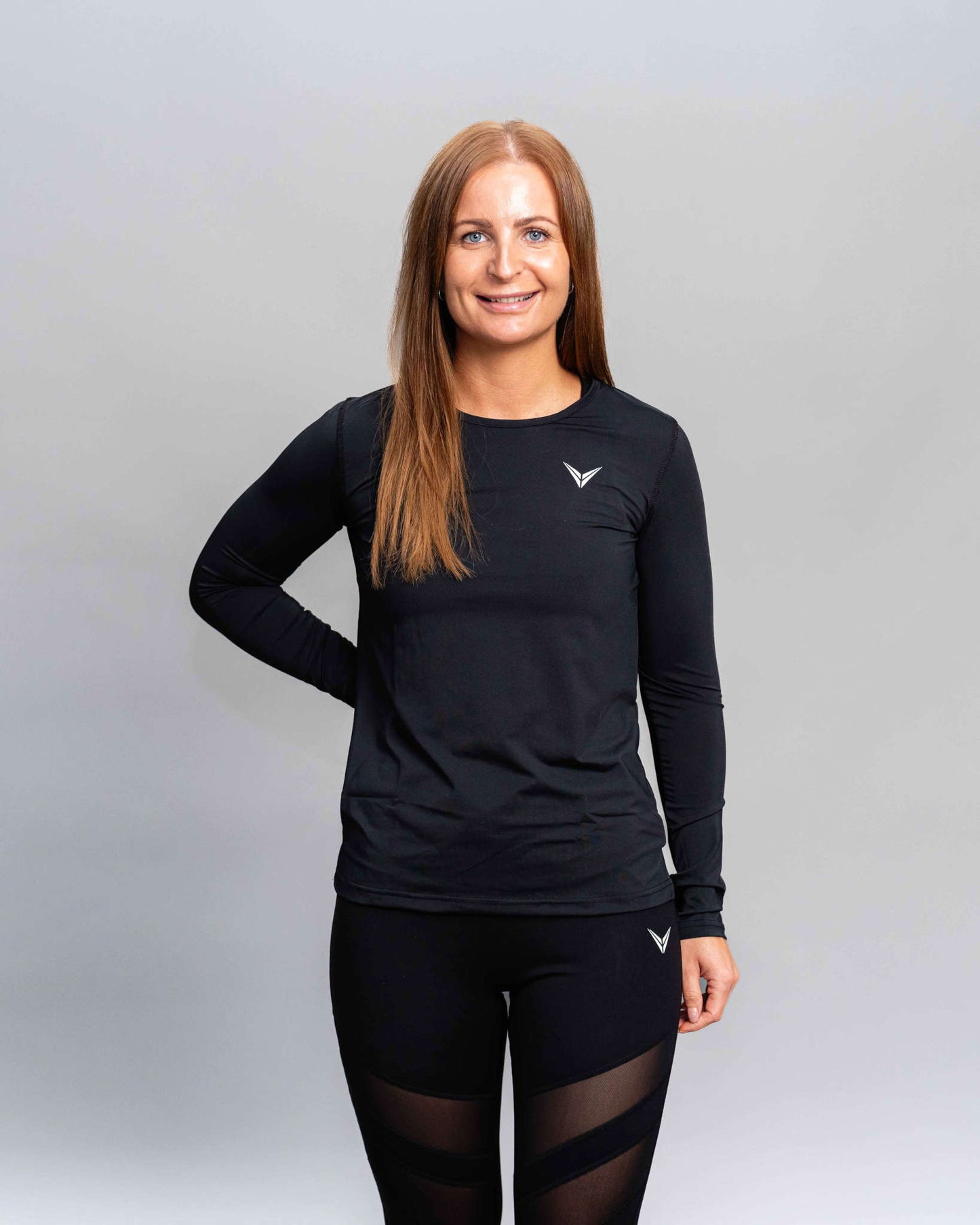 Winnershape Langærmet T-shirt Dame Sort