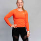 Winnershape Langærmet T-shirt Dame Orange