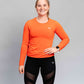 Winnershape Langærmet T-shirt Dame Orange