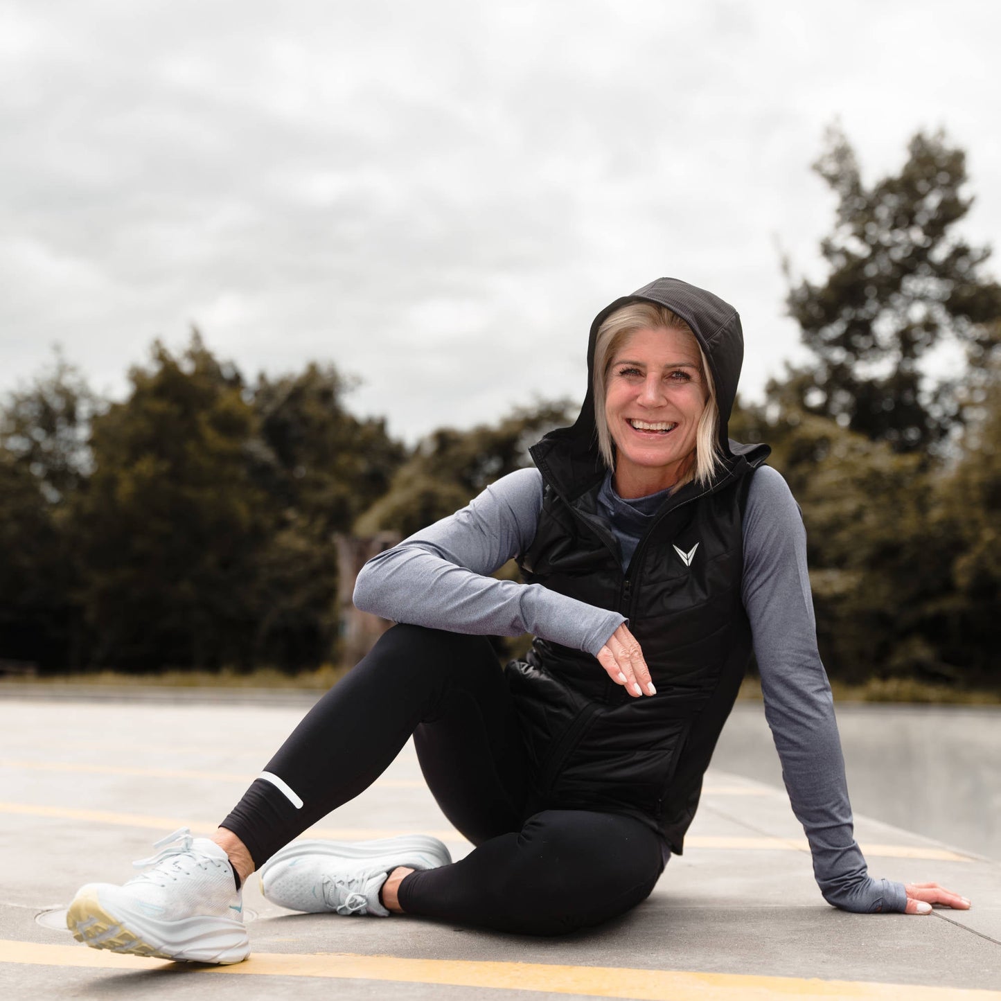 Pre-order Løbe vest 2.0 sort – Rikke Hørlykke x Winnershape