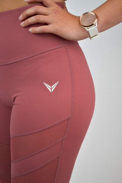 Tights seamless - Dusty pink, Squat proof