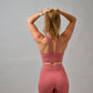 Sport-bh öppen rygg - Dusty Pink