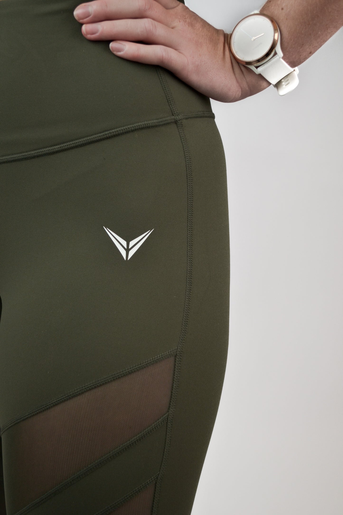 Tights seamless - Oliven grøn, Squat proof